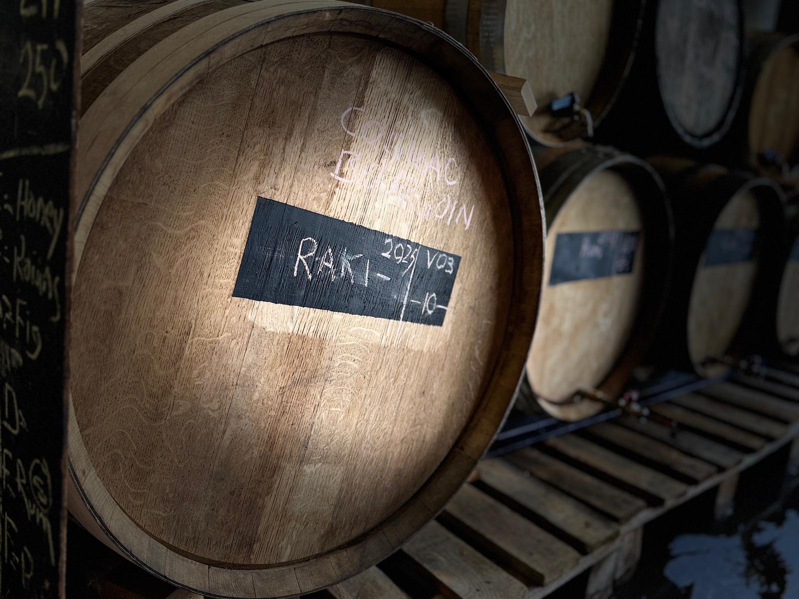 Rijpingsvat Raki van Draco Spirit