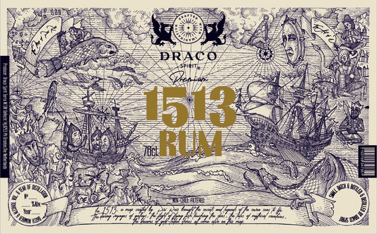 Premium 1513 Rum van Draco Spirit