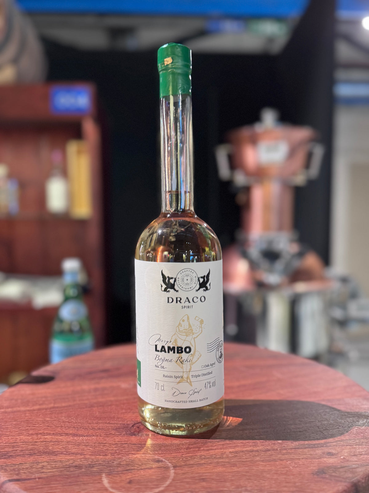 Boğma Rakı -MÖSYÖ LAMBO- Oak aged (Triple Distilled) 47% ABV
