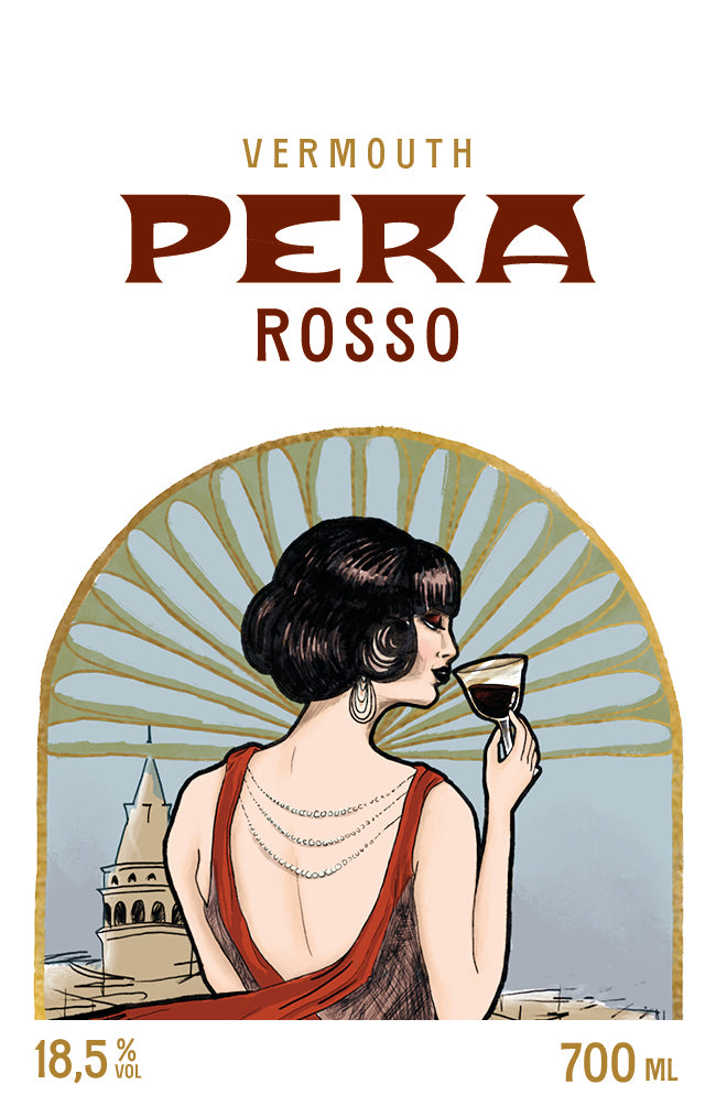 Pera Vermouth Rosso van Draco Spirit